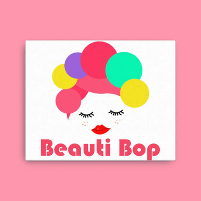 Beauti Bop Canvas with Logo Printed 