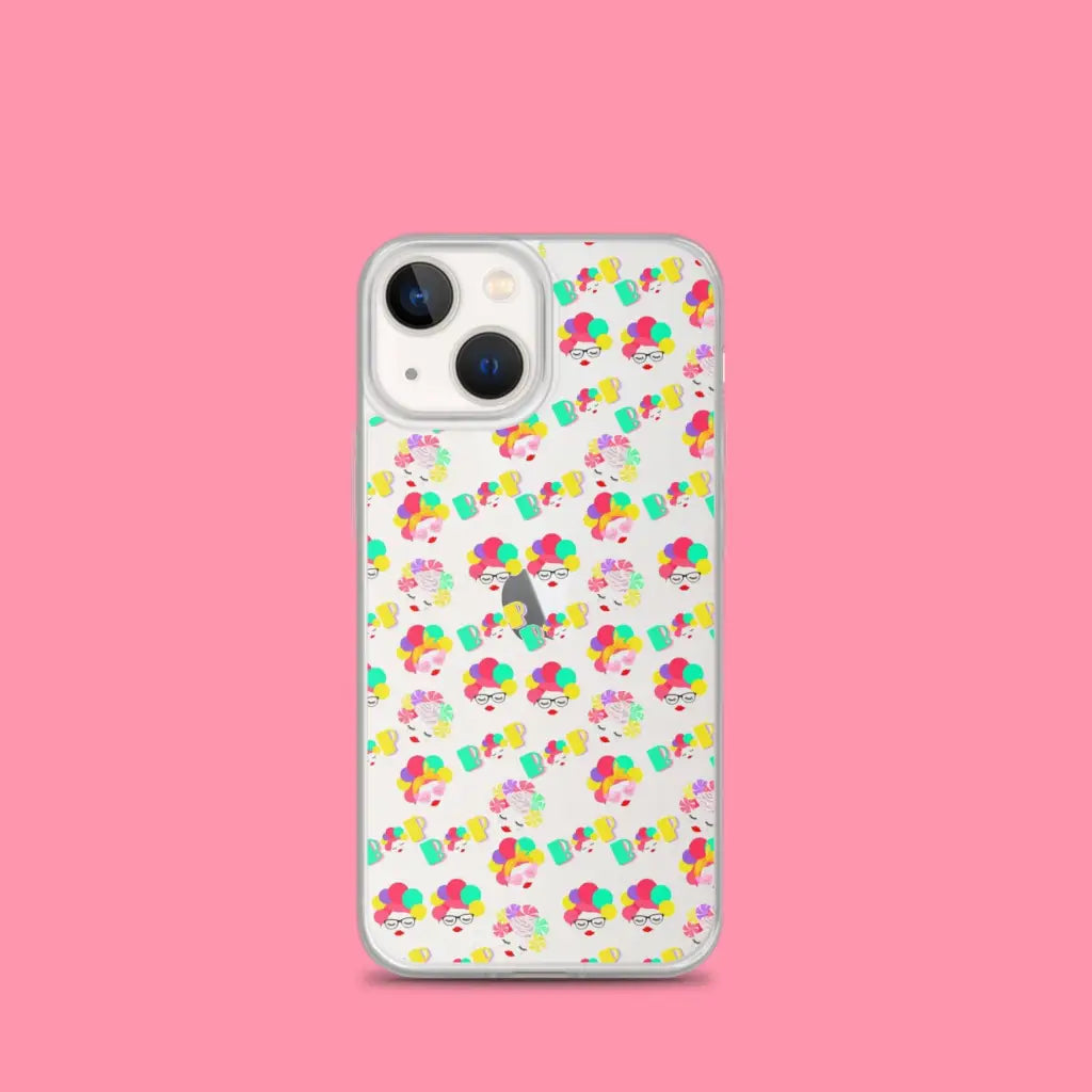 Beauti Bop Pattern Clear Iphone 13 mini case